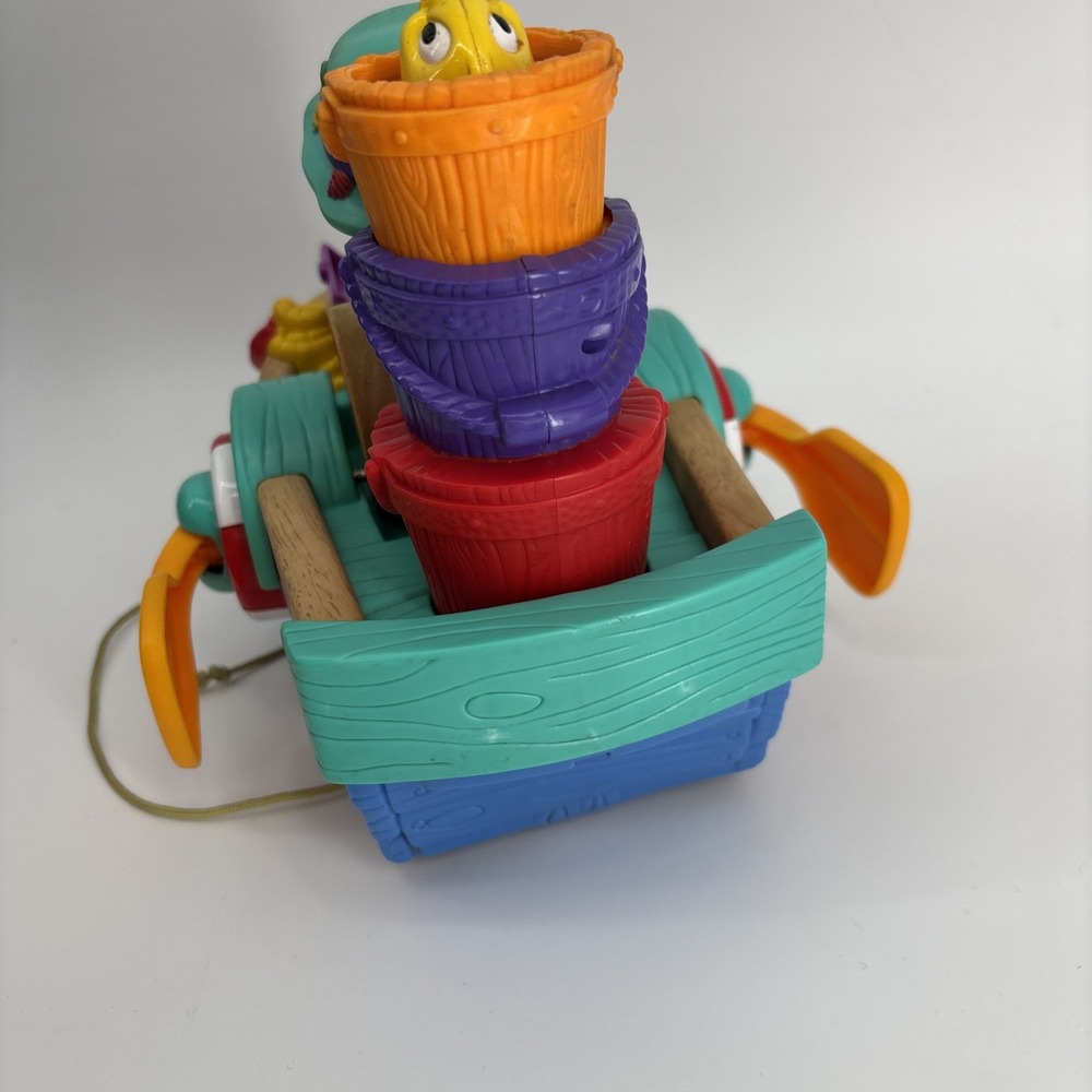 Fisher‎ Price Disney Winnie the Pooh 2001 Pull Along Singing Boat Vintage Works - Picture 8 of 10